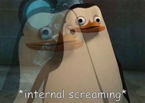 scream internally meme.
